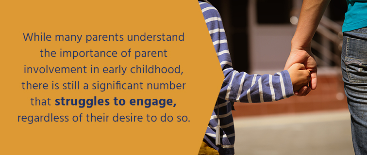Some parents may struggle to be engaged in their child's education due to a variety of factors